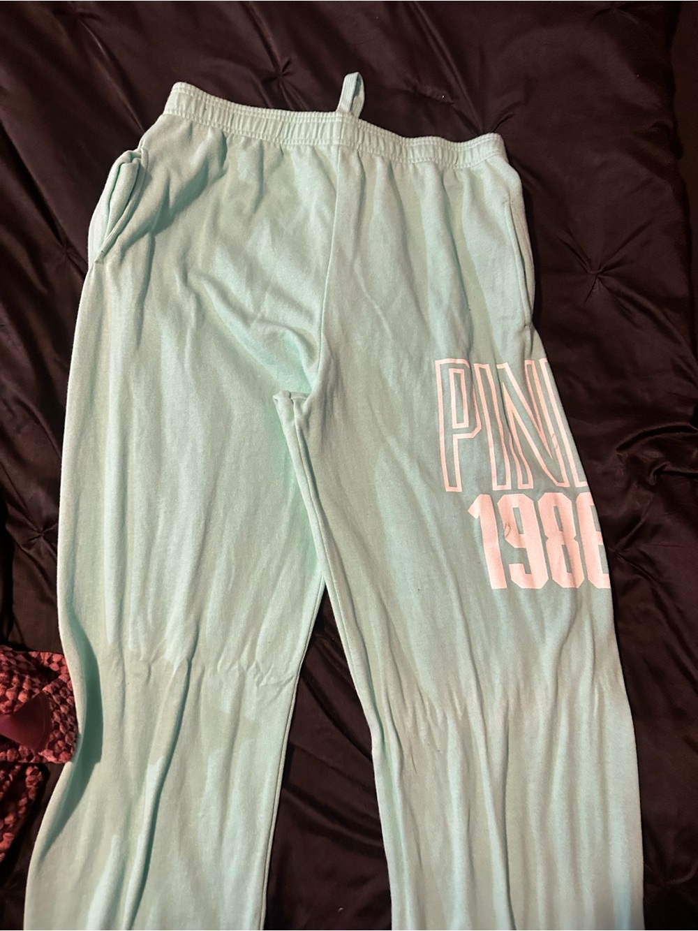 PINK Victoria's Secret Mint Green Pullover